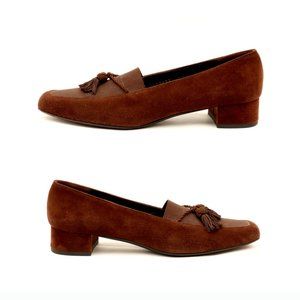 Feragamo suede shoes